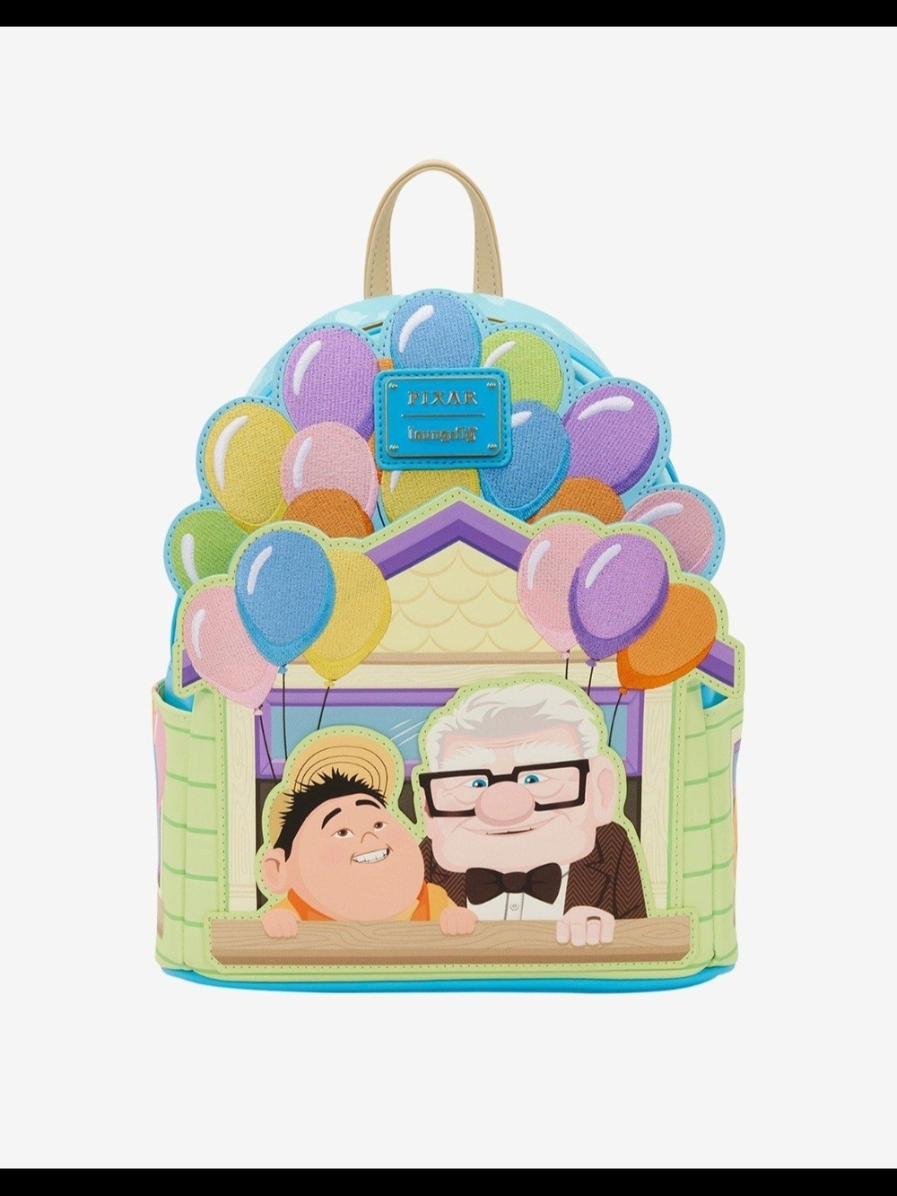 Loungefly Pixar Up Carl and Russell Balloon Mini Backpack Nwt